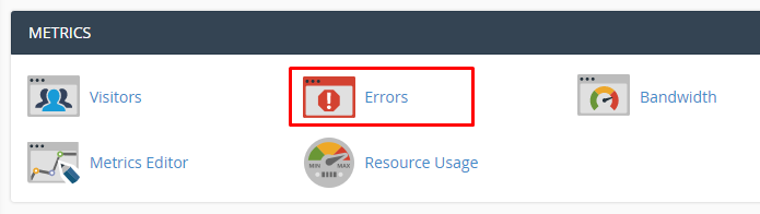 PHP error logs for debugging WordPress critical errors.